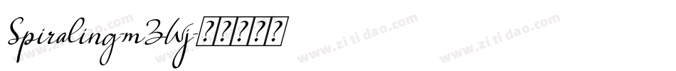 Spiraling-mZWj字体转换