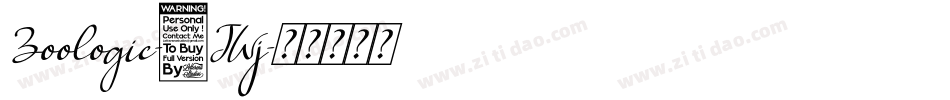 Zoologic-1JWj字体转换
