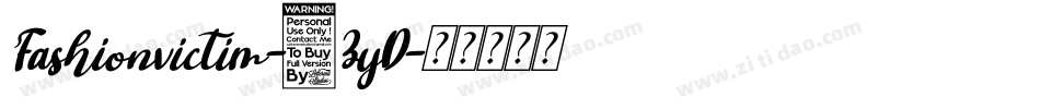 Fashionvictim-4ZyD字体转换