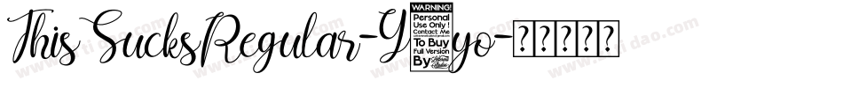ThisSucksRegular-Y9yo字体转换