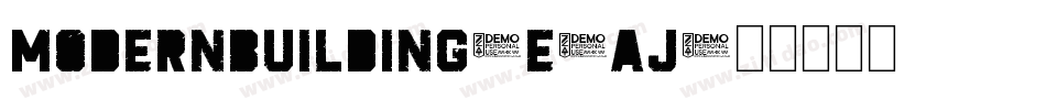 ModernBuilding-E1aj字体转换