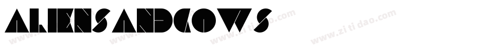 aliensandcows字体转换