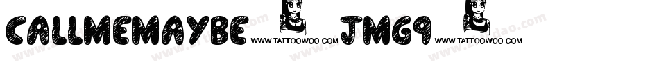 CallMeMaybe-jmG9字体转换