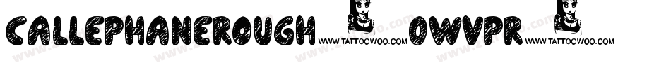 CallephaneRough-0WvpR字体转换