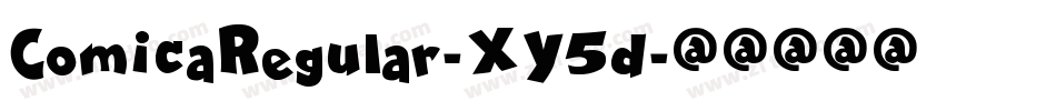 ComicaRegular-XY5d字体转换