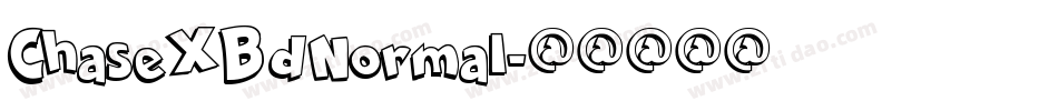 ChaseXBdNormal字体转换