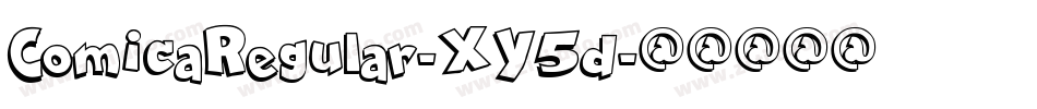 ComicaRegular-XY5d字体转换