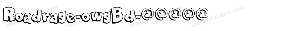 Roadrage-owgBd字体转换