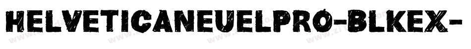 helveticaneuelpro-blkex字体转换