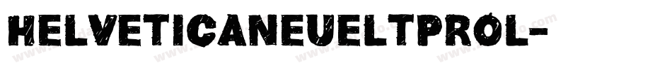 helveticaneueltprol字体转换