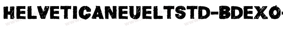 helveticaneueltstd-bdexo字体转换