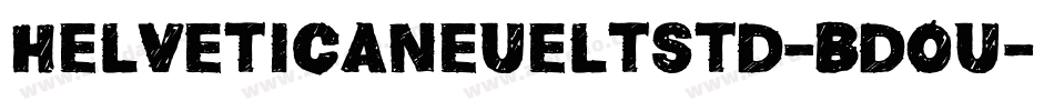 helveticaneueltstd-bdou字体转换