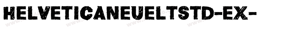 helveticaneueltstd-ex字体转换