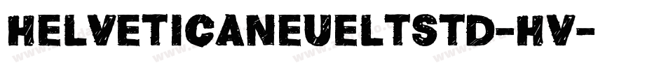 helveticaneueltstd-hv字体转换
