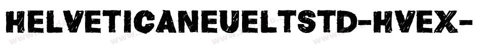 helveticaneueltstd-hvex字体转换