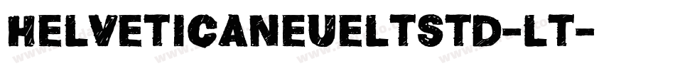helveticaneueltstd-lt字体转换