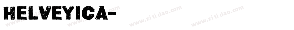 helveyica字体转换