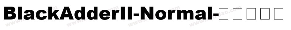 BlackAdderII-Normal字体转换