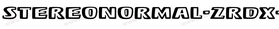 StereoNormal-zrDX字体转换