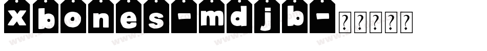 Xbones-MDjB字体转换