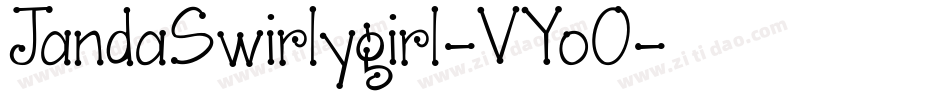 JandaSwirlygirl-VYo0字体转换