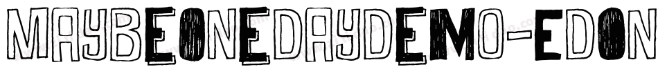 MaybeOneDayDemo-ED0n字体转换