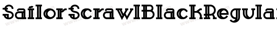 SailorScrawlBlackRegular-mXBP字体转换