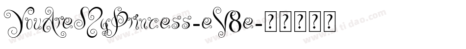 YouAreMyPrincess-eV8e字体转换