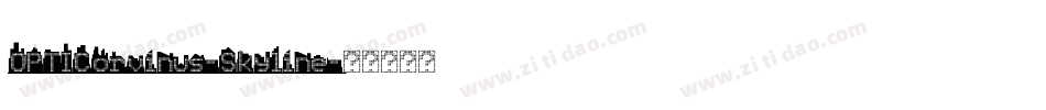 OPTICorvinus-Skyline字体转换