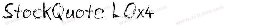 StockQuote-LOx4字体转换