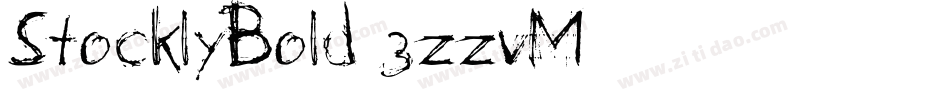 StocklyBold-3zzvM字体转换