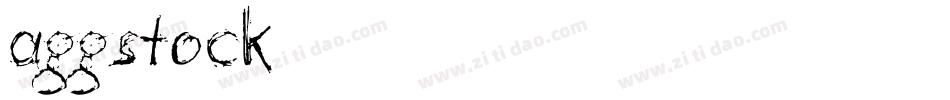 aggstock字体转换