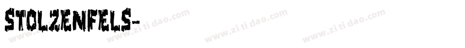Stolzenfels字体转换