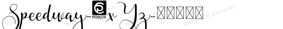 Speedway-3xYz字体转换