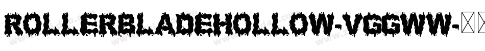 RollerBladeHollow-VGGww字体转换