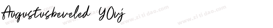 Augustusbeveled-YOvj字体转换