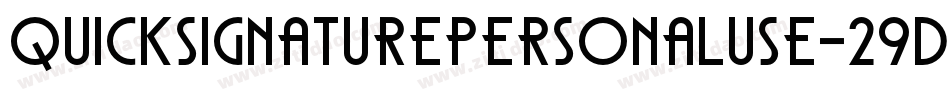Quicksignaturepersonaluse-29DK字体转换