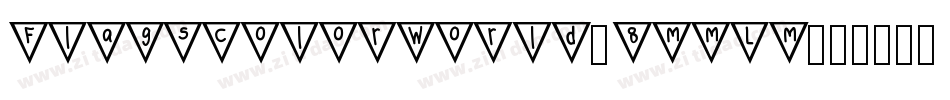FlagsColorWorld-8MMLM字体转换