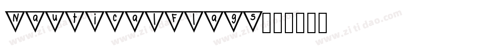 NauticalFlags字体转换