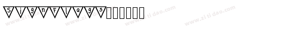 SignFlags字体转换