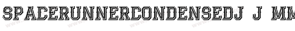 SpaceRunnerCondensed-8MMWD字体转换