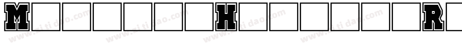 MaximumHoedownRegular-3VDZ字体转换