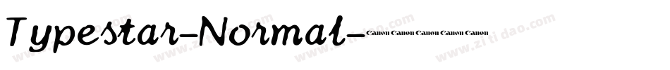 Typestar-Normal字体转换