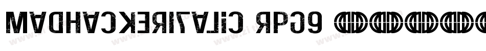 MadHackerItalic-rPg9字体转换