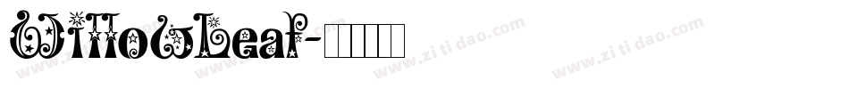 WillowLeaf字体转换
