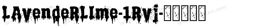 LavenderLime-1RVj字体转换