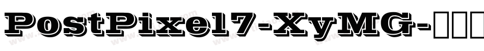 PostPixel7-XyMG字体转换