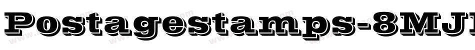 Postagestamps-8MJD字体转换