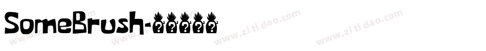 SomeBrush字体转换