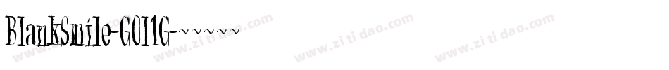 BlankSmile-GOl1G字体转换